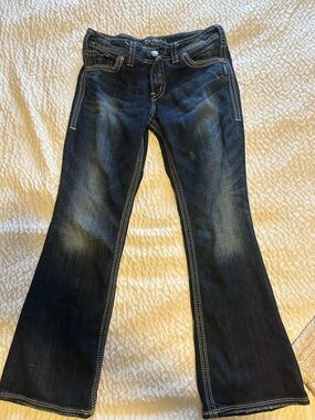 Women’s Dark Blue Flared Jeans
